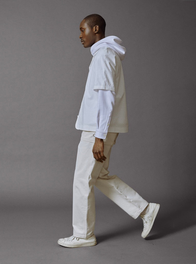 Bellowed Fatigue Pant in Natural