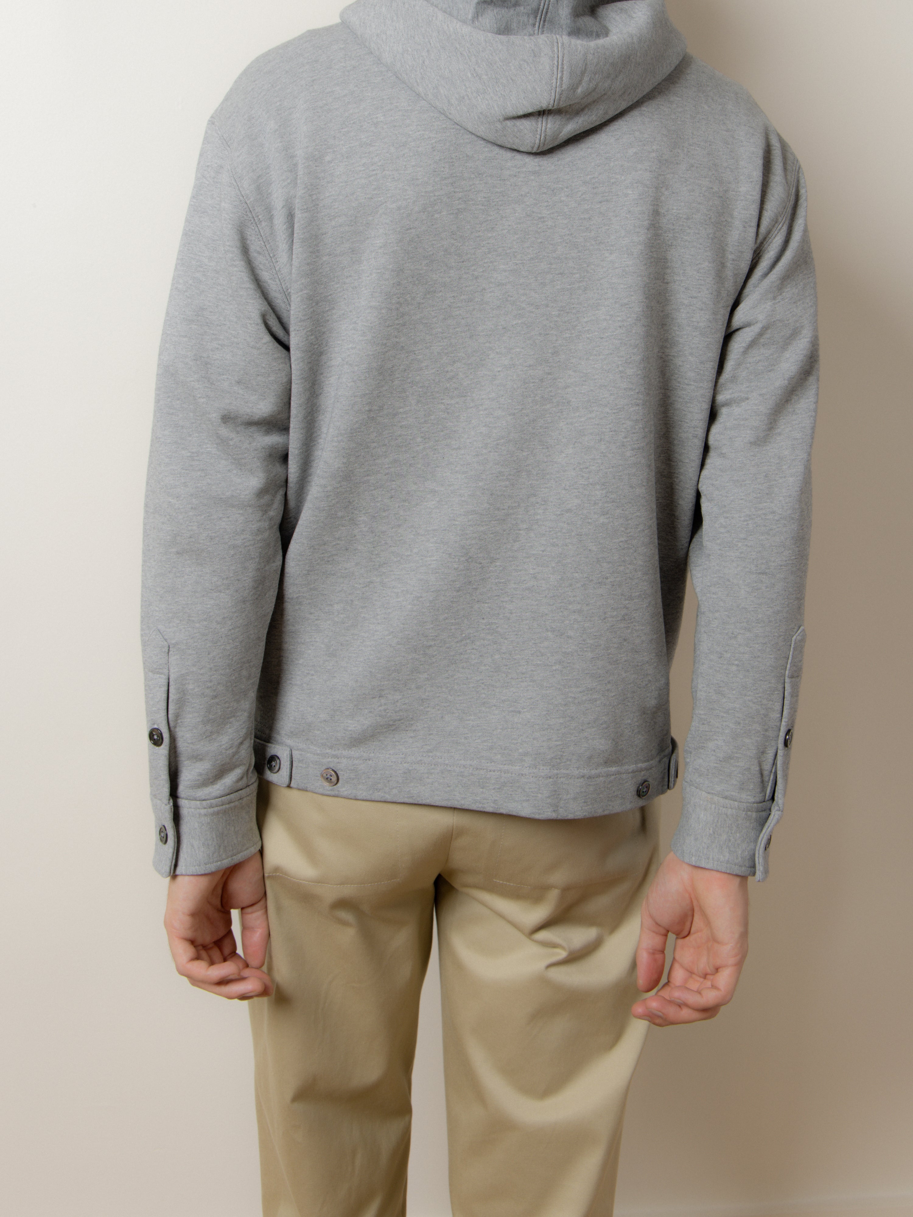 Formal Hoodie in Heather Grey