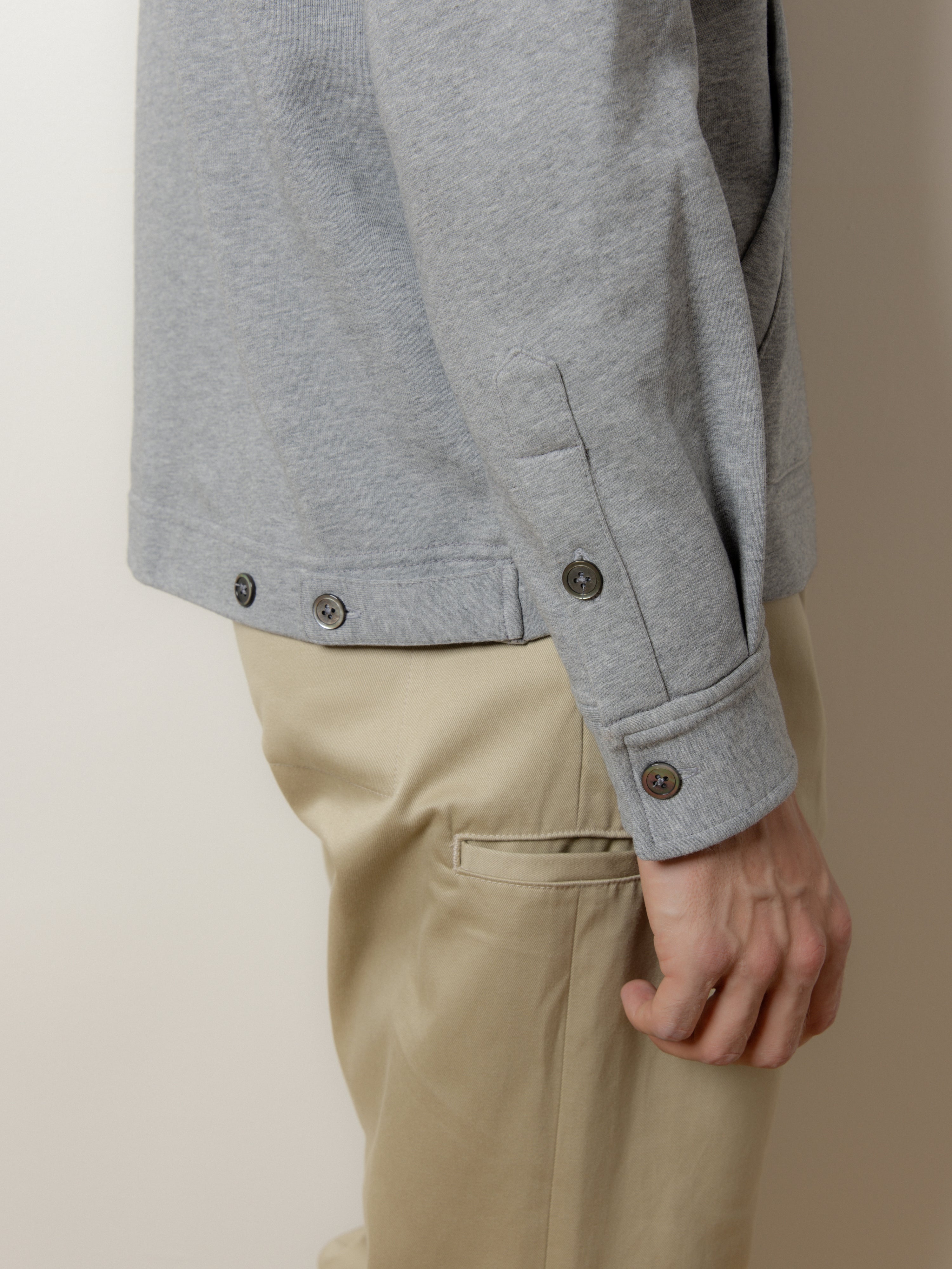 Formal Hoodie in Heather Grey