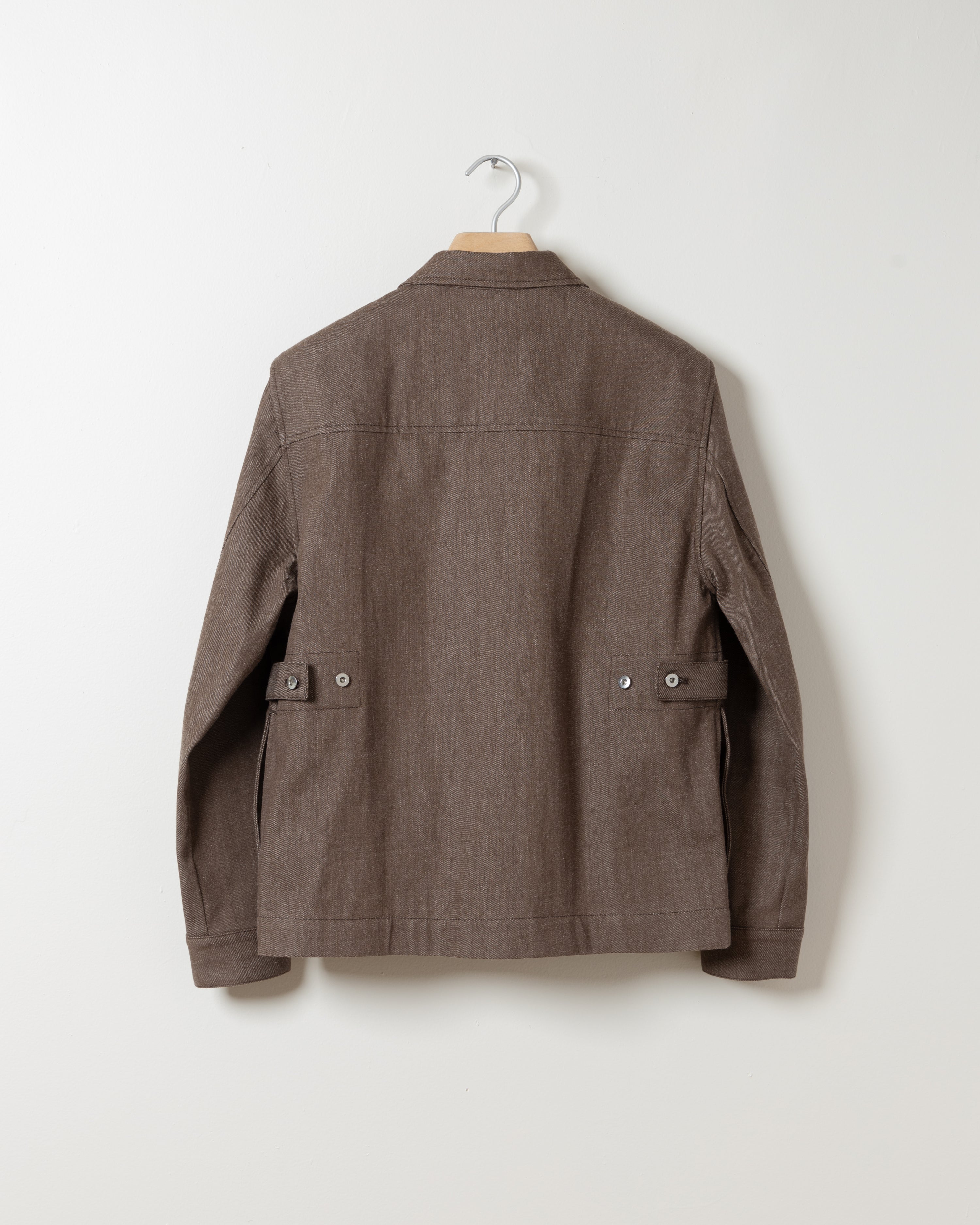 The Catchall Denim Jacket in Brown