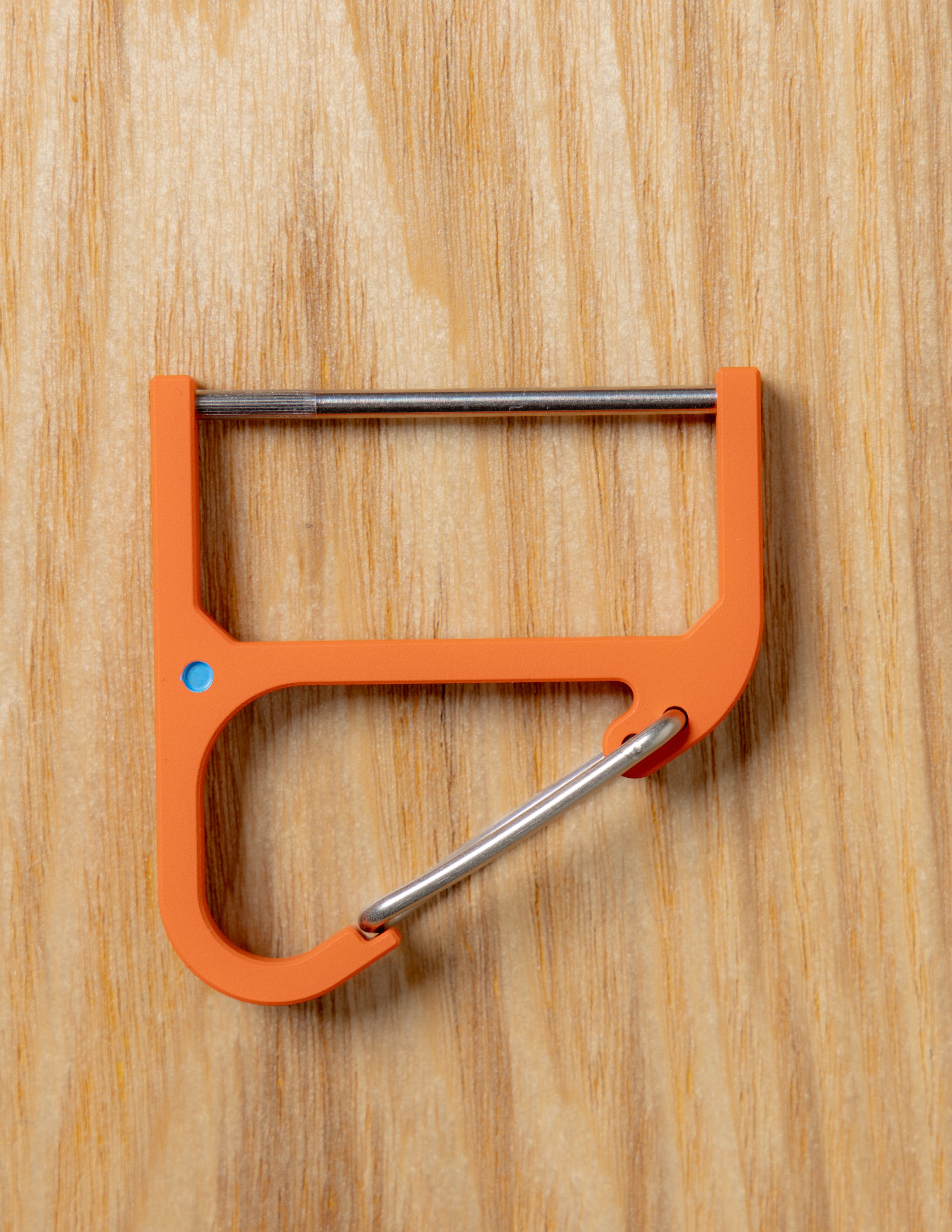 Key Wrangler in Titanium Orange & Silver