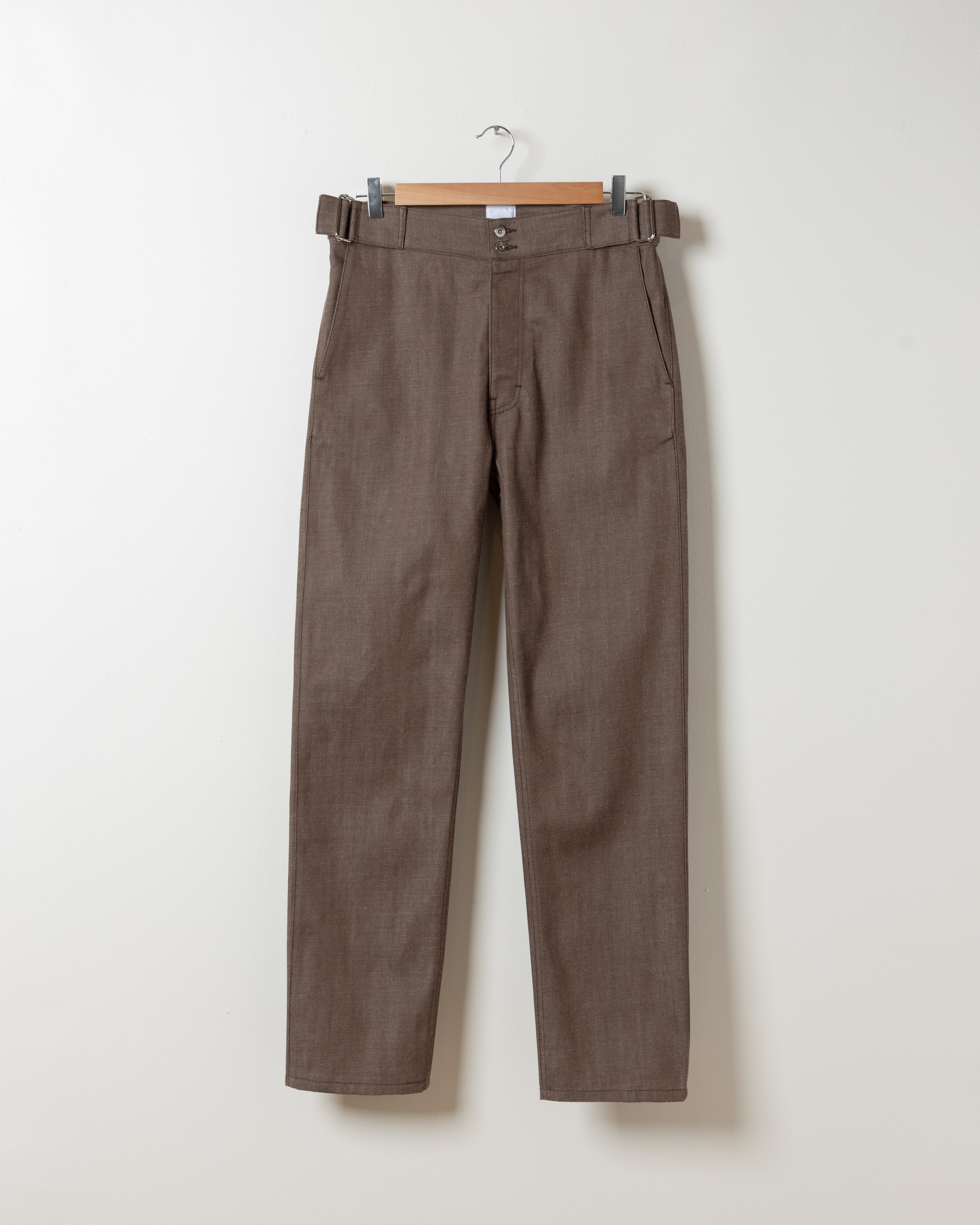 The Denim Trouser in Brown